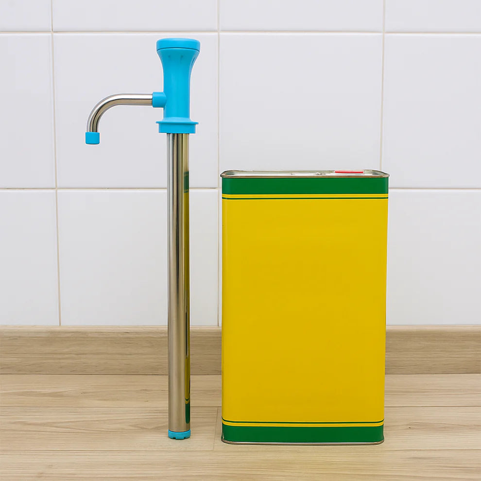 Stainless Steel Oil Dispenser – Manual Hand Pump |