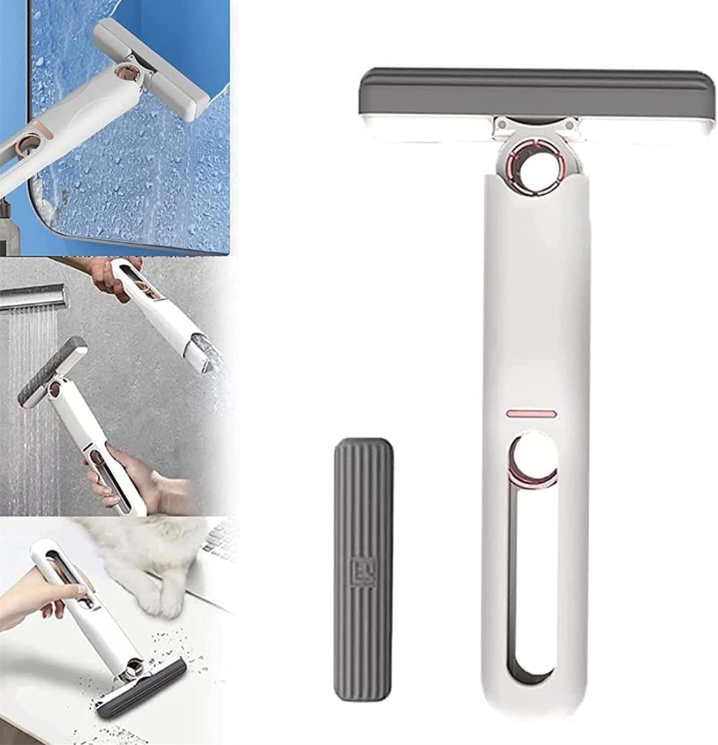 Portable Mini Squeeze Mop | 180° Swivel Head | Water & Spill Cleaner
